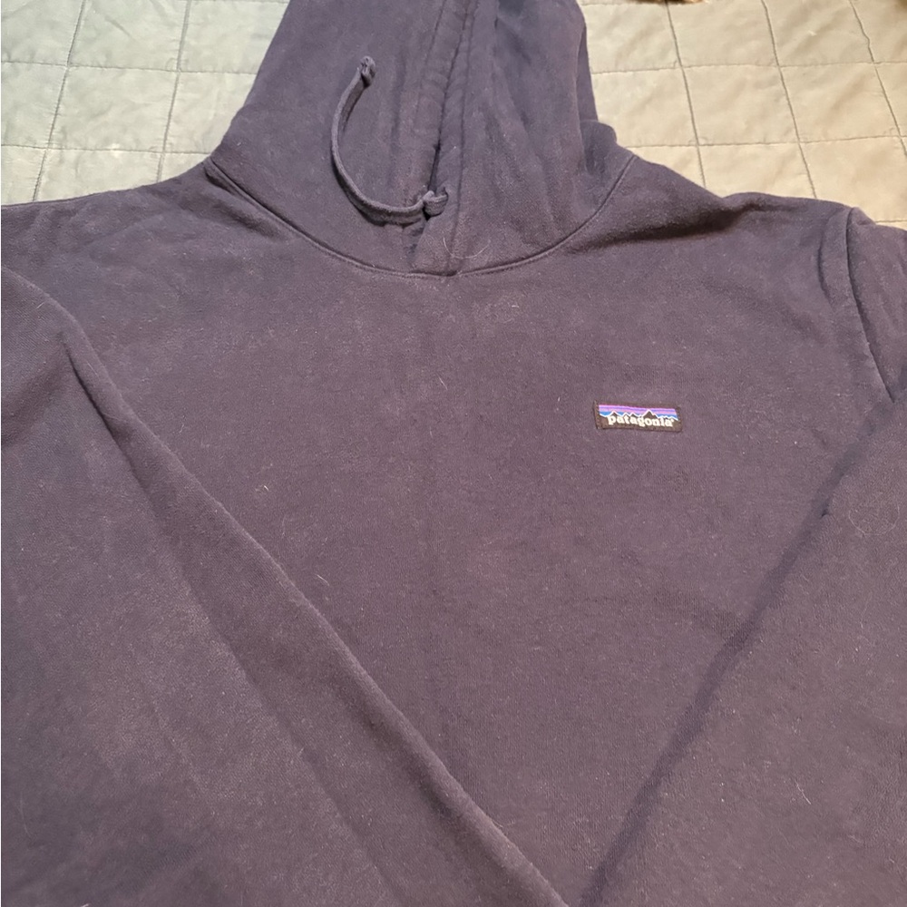 Patagonia Men's Dark Gray Hoodie Sweatshirt - XXL